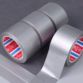 Tape Cloth/Duct Tape 50mm x 20m Silver - Cloth Duct Tape Carpet Floor Waterproof Tapes High Viscosity Adhesive