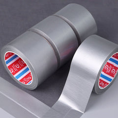 Tape Cloth/Duct Tape 50mm x 20m Silver - Cloth Duct Tape Carpet Floor Waterproof Tapes High Viscosity Adhesive