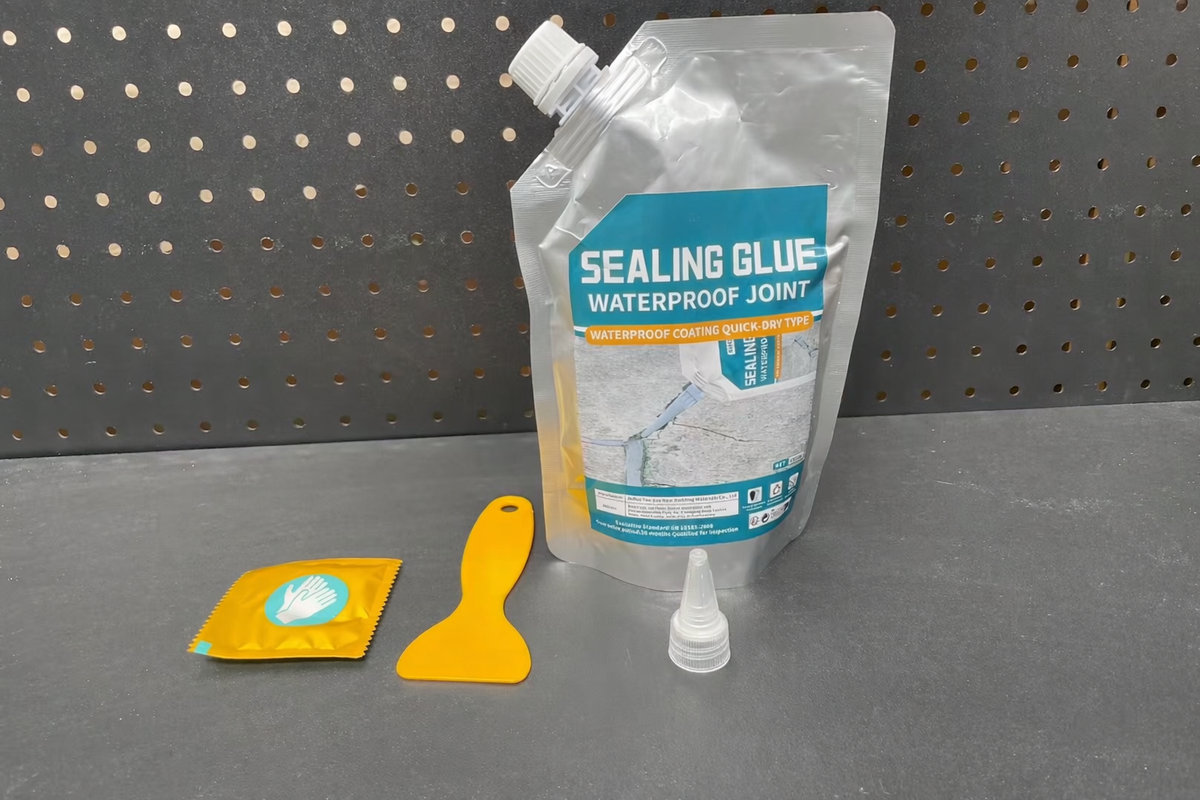 Concrete Crack Repair | 500ml Sealing Glue for Concrete | High-Strength Quick-Drying Crack Sealing Glue for Floor Wood Brick Roof Exterior Wall