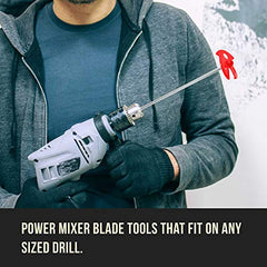 63.5 x 355 mm - Epoxy Mixer -  Epoxy Mixing Drill Bit with Paint, Coatings, and Thin Low Viscosity Materials (Copy)