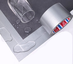 Tape Cloth/Duct Tape 50mm x 20m Silver - Cloth Duct Tape Carpet Floor Waterproof Tapes High Viscosity Adhesive