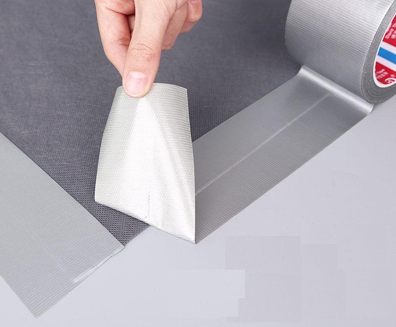Tape Cloth/Duct Tape 50mm x 20m Silver - Cloth Duct Tape Carpet Floor Waterproof Tapes High Viscosity Adhesive