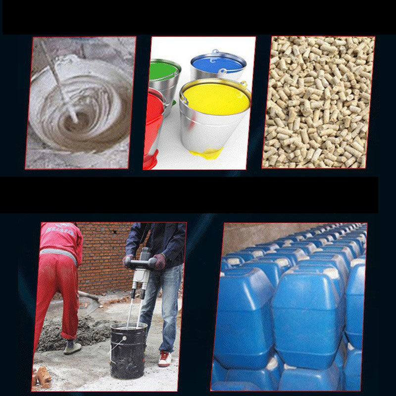 Heavy Duty - Epoxy / Concrete Mixer, Power Drill Mixer Attachment, Metal Paint Mud Mixer Heavy Duty Cement Mixer