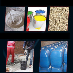Heavy Duty - Epoxy / Concrete Mixer, Power Drill Mixer Attachment, Metal Paint Mud Mixer Heavy Duty Cement Mixer
