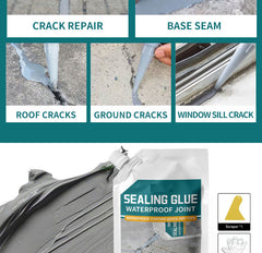 Concrete Crack Repair | 500ml Sealing Glue for Concrete | High-Strength Quick-Drying Crack Sealing Glue for Floor Wood Brick Roof Exterior Wall