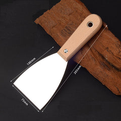 Putty Knife - Wooden Handle With Stainless Steel Blade