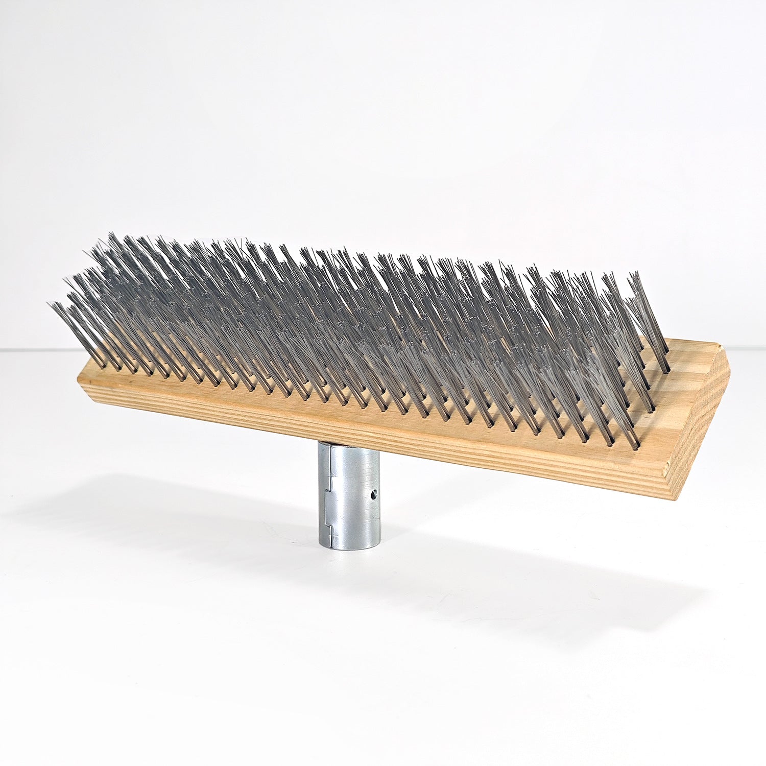 Stainless Steel Wire Brush Head - Heavy Duty Broom