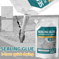 Concrete Crack Repair | 500ml Sealing Glue for Concrete | High-Strength Quick-Drying Crack Sealing Glue for Floor Wood Brick Roof Exterior Wall
